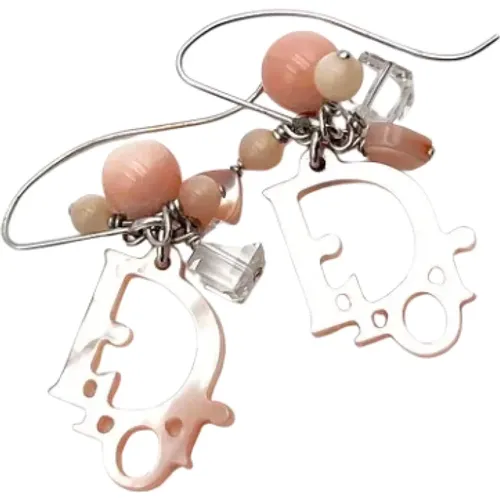 Pre-owned Jewellery, female, , Size: ONE SIZE Pre-owned Plastic earrings - Dior Vintage - Modalova