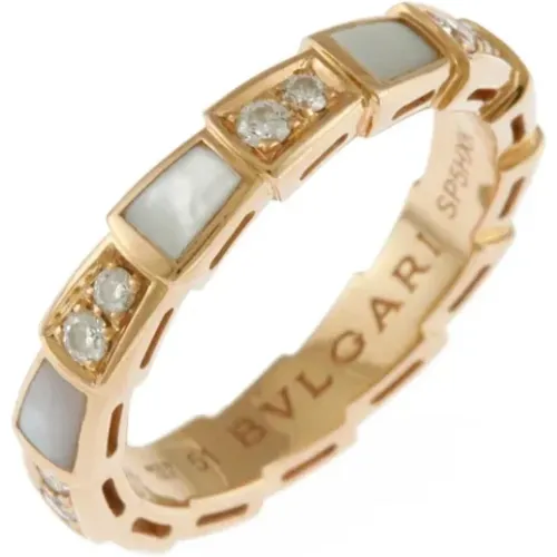 Pre-owned Jewellery, female, , Size: ONE SIZE Pre-owned Rose Gold rings - Bvlgari Vintage - Modalova