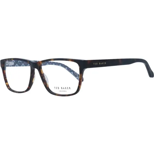 Glasses, male, , Size: ONE SIZE Rectangle Optical Frames with Demo Lenses - Ted Baker - Modalova