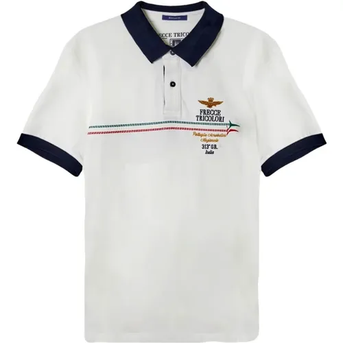 Polo Shirts, male, , Size: XL Tricolori Arrows Polo Embroidery - aeronautica militare - Modalova