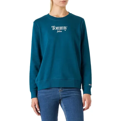 Crewneck Sweatshirt , Damen, Größe: 2XS - Tommy Jeans - Modalova