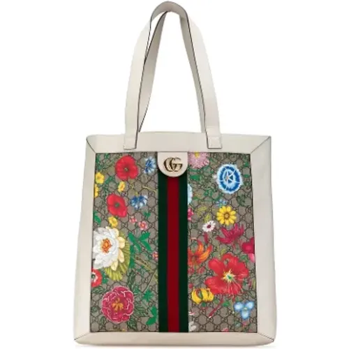 Pre-owned Tote Bags, female, , Size: ONE SIZE Pre-owned Fabric totes - Gucci Vintage - Modalova