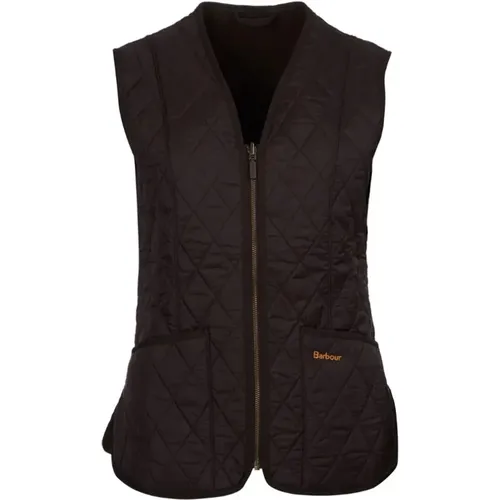 Gilet Zip Jacket with Logo , female, Sizes: L, S, XS, M - Barbour - Modalova