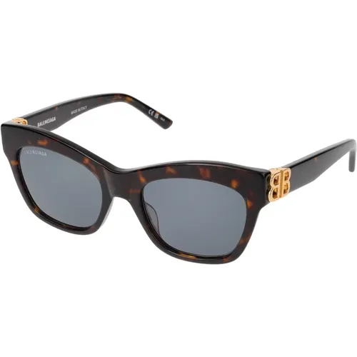 Stylische Sonnenbrille BB0132S,/Grey Sunglasses - Balenciaga - Modalova