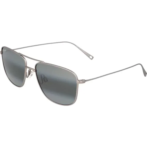 Quadratische Metallsonnenbrille Mikioi , unisex, Größe: 54 MM - Maui Jim - Modalova