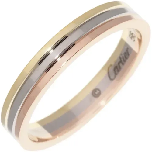 Pre-owned Metal rings , female, Sizes: ONE SIZE - Cartier Vintage - Modalova