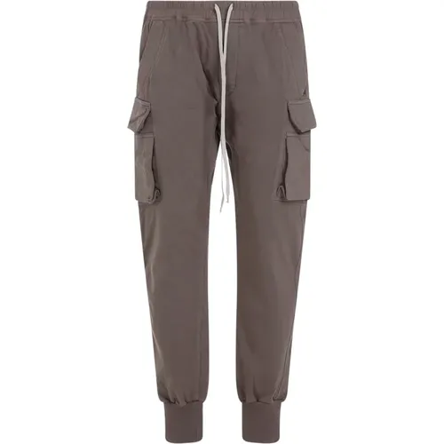 Grey Cargo Pants Mastodon Cut , male, Sizes: XL - Rick Owens - Modalova