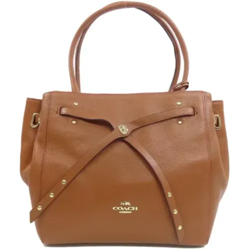 Pre-owned Tote Bags, female, , Size: ONE SIZE Pre-owned Leather handbags - Coach Pre-owned - Modalova