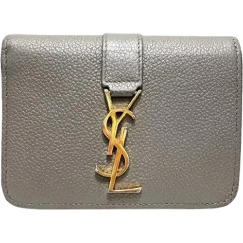 Pre-owned Leather wallets , female, Sizes: ONE SIZE - Yves Saint Laurent Vintage - Modalova