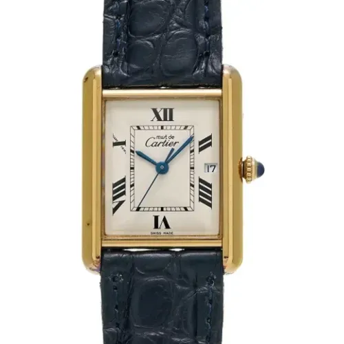 Pre-owned Watches, male, , Size: ONE SIZE Pre-owned Yellow Gold watches - Cartier Vintage - Modalova