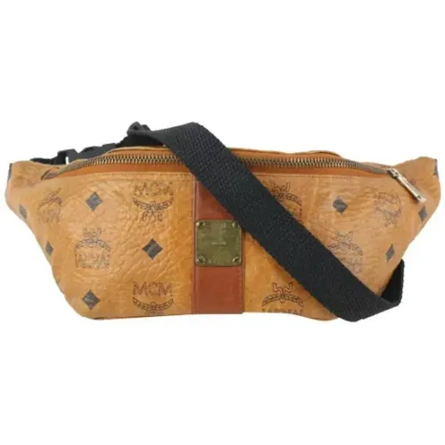 Pre-owned Belt Bags, female, , Size: ONE SIZE Pre-owned Canvas crossbody-bags - MCM Pre-owned - Modalova