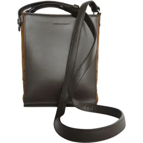 Pre-owned Cross Body Bags, female, , Size: ONE SIZE Pre-owned Leather shoulder-bags - Burberry Vintage - Modalova