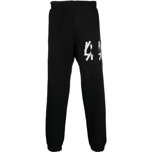 Sweatpants, male, , Size: L Hole Sweatpants - 44 Label Group - Modalova