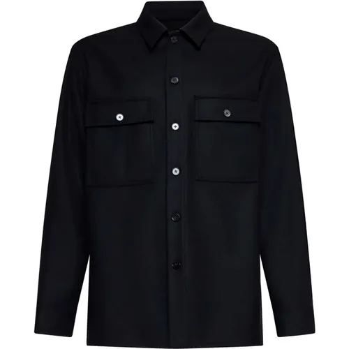 Shirt Jacket Pointed Collar , male, Sizes: S, M - Jil Sander - Modalova