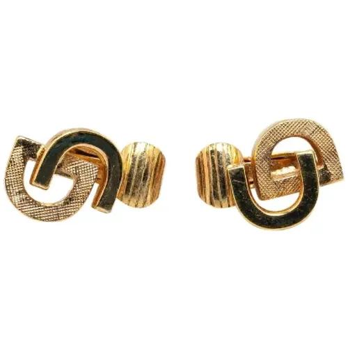 Pre-owned Jewellery, female, , Size: ONE SIZE Pre-owned Metal earrings - Dior Vintage - Modalova