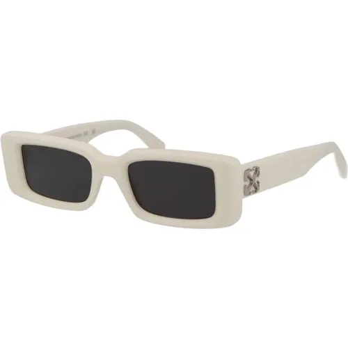 Off , Sunglasses, unisex, , Size: 50 MM Arthur Sunglasses - Off White - Modalova