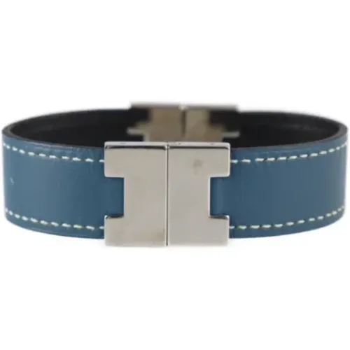 Pre-owned Jewellery, female, , Size: ONE SIZE Pre-owned Leather bracelets - Hermès Vintage - Modalova