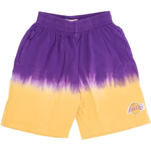 NBA Tie Dye Lakers Shorts - Mitchell & Ness - Modalova