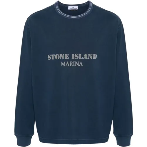 T-Shirts , Herren, Größe: L - Stone Island - Modalova