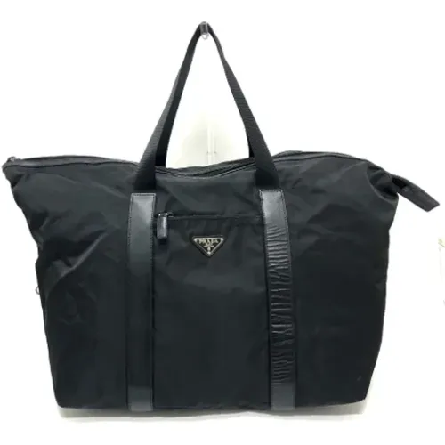 Pre-owned Tote Bags, female, , Size: ONE SIZE Pre-owned Leather handbags - Prada Vintage - Modalova