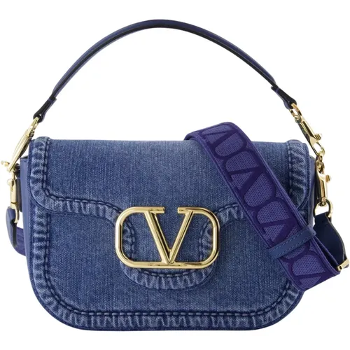 Denim AllTime Bag for Women , female, Sizes: ONE SIZE - Valentino Garavani - Modalova