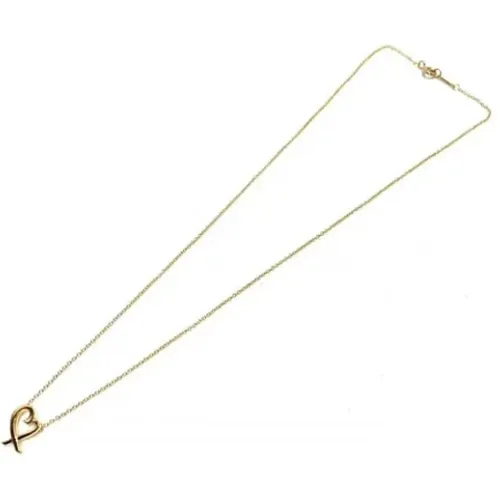 Pre-owned Jewellery, female, , Size: ONE SIZE Pre-owned Gold necklaces - Tiffany & Co. Pre-owned - Modalova