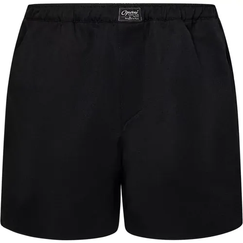 Schwarze Shorts mit elastischem Bund Regular Fit - Coperni - Modalova