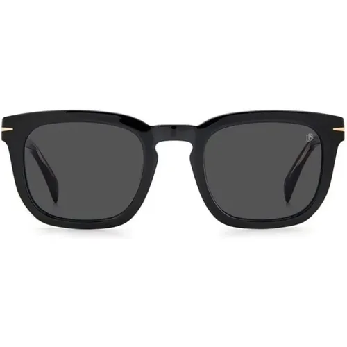 Schwarze Ss23 Sonnenbrille für Männer - Eyewear by David Beckham - Modalova