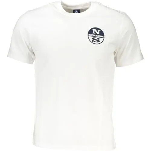 Druck Logo Rundhals T-Shirt - North Sails - Modalova