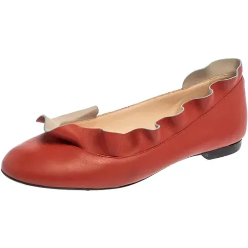 Pre-owned Flats, female, , Size: 9 US Pre-owned Leather flats - Fendi Vintage - Modalova