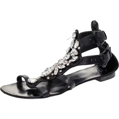 Pre-owned Sandals, female, , Size: 6 US Pre-owned Leather sandals - Giuseppe Zanotti Pre-owned - Modalova