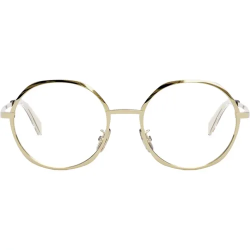 MetalLarge Eyeglass Frames , female, Sizes: 52 MM - Celine - Modalova