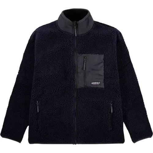 Warm Sherpa Jacket with Original Pattern , male, Sizes: M, L, S, XL - Gramicci - Modalova