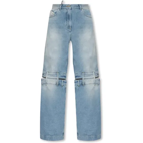 Jeans mit gespaltenen Beinen , Damen, Größe: W26 - The Attico - Modalova