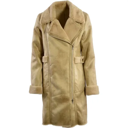 Reversible Fur Coat , female, Sizes: L - Betta Corradi - Modalova
