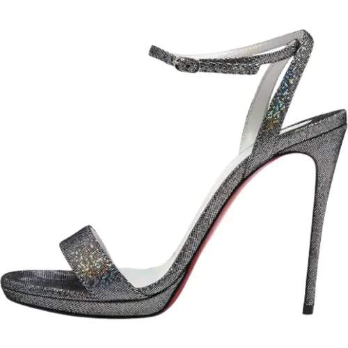 Pre-owned Stoff sandals - Christian Louboutin Pre-owned - Modalova