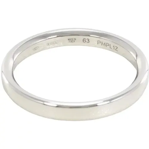 Pre-owned Jewellery, female, , Size: ONE SIZE Pre-owned Platinum rings - Bvlgari Vintage - Modalova