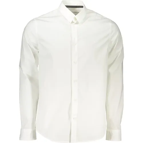 Casual Shirts, male, , Size: XL Long Sleeve Shirt Slim Fit - Calvin Klein - Modalova