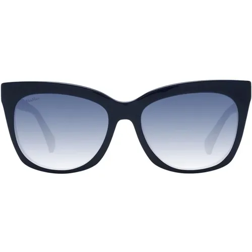 Blaue Butterfly Sonnenbrille mit Verlaufsgläsern - Max Mara - Modalova