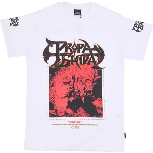 Mens Tee with Logo Print , male, Sizes: L, XL, M - Propaganda - Modalova