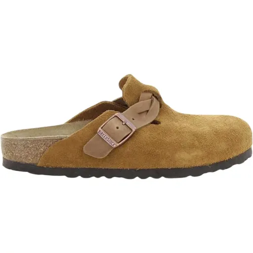 Damen Cognac Boston Geflochten , Damen, Größe: 41 EU - Birkenstock - Modalova