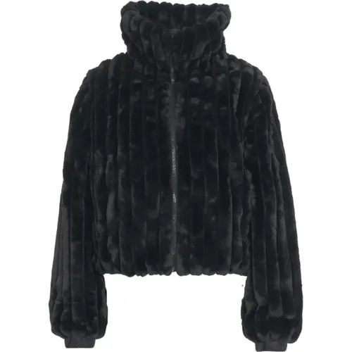Faux Fur & Shearling Jackets, female, , Size: M Jeon Jacket - Save The Duck - Modalova