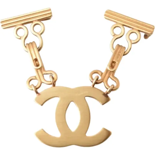 Pre-owned Jewellery, female, , Size: ONE SIZE Pre-owned Metal brooches - Chanel Vintage - Modalova