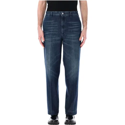 Straight Jeans, male, , Size: M Mens Clothing Jeans Ss24 - Valentino Garavani - Modalova