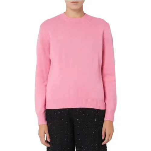 Rosa Pullover mit Logo-Stickerei - MC2 Saint Barth - Modalova