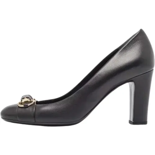 Pre-owned Pumps, female, , Size: 8 1/2 US Pre-owned Leather heels - Gucci Vintage - Modalova