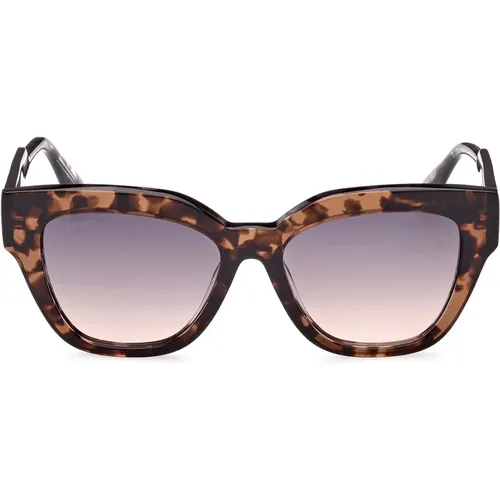 Oversized Square Sunglasses with Smoky Grey Lens , female, Sizes: 56 MM - Max & Co - Modalova