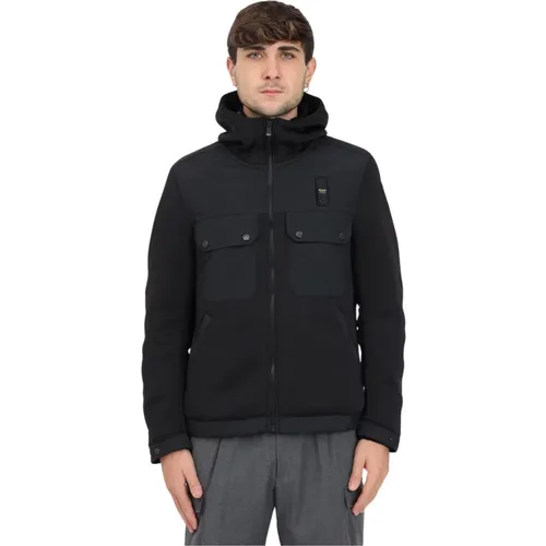 Urban Neopren Jacke , Herren, Größe: XL - Blauer - Modalova