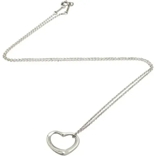 Pre-owned Jewellery, female, , Size: ONE SIZE Pre-owned Silver necklaces - Tiffany & Co. Pre-owned - Modalova