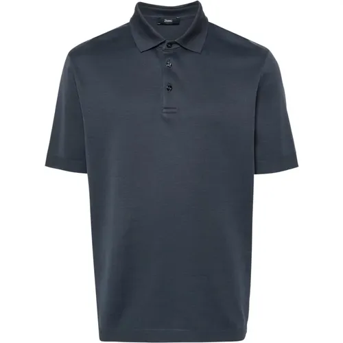 Polo M/C , male, Sizes: 2XL, M, XL, L - Herno - Modalova